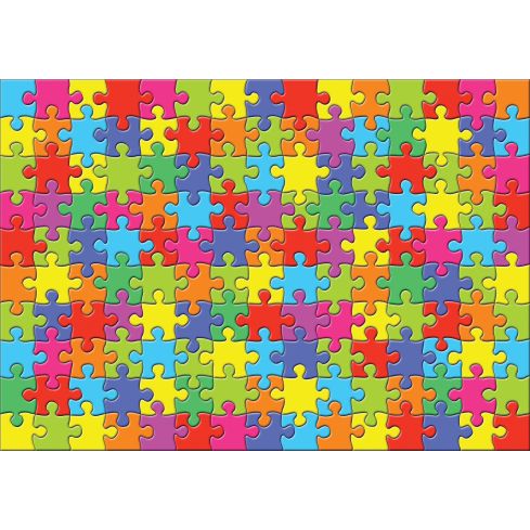 Abstrakcja Geometryczna Kolorowe Tęczowe Puzzle