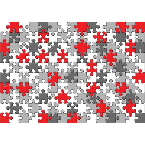 Abstrakcja Geometryczna Puzzle Mozaika Klocki