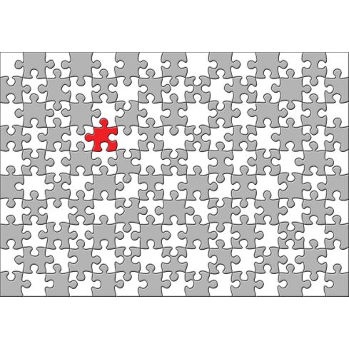 Abstrakcja Geometryczna Puzzle Mozaika Szara