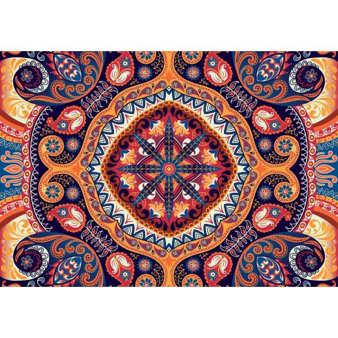 Abstrakcja Ornamenty Mandala Folklor Sztuka