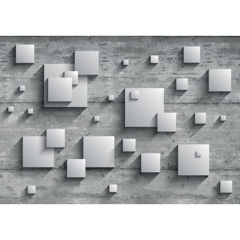 Abstrakcja 3D Geometryczne Kwadraty Figury