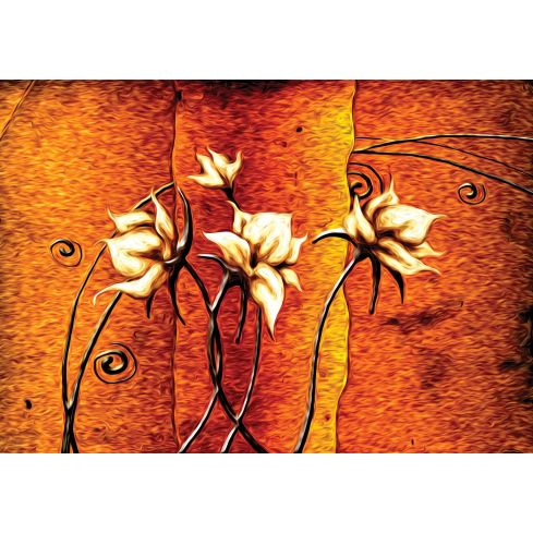 Sztuka Natura Kwiaty Malowane Farba