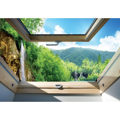 3D Okno Dachowe Krajobraz Gór