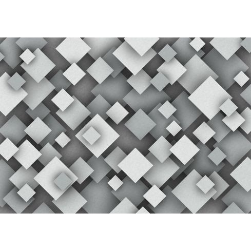 Abstrakcja Geometryczna 3D Kwadraty