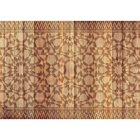 Abstrakcja Ornamenty Imitacja Desek Drewno