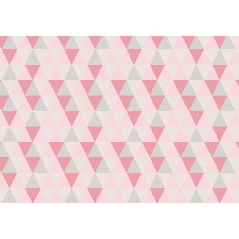 Abstrakcja Geometryczna Różowe Pastelowe Trójkąty