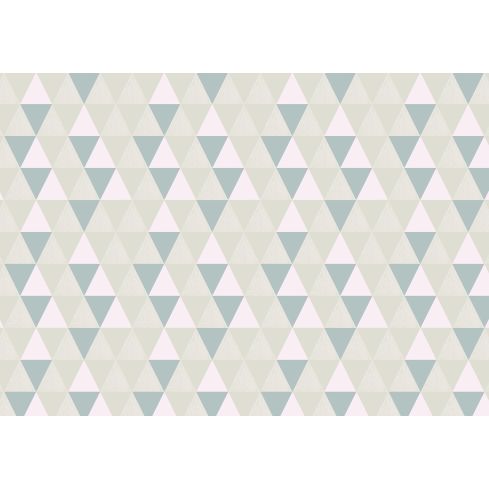 Abstrakcja Geometryczna Pastelowe Trójkąty Mozaika
