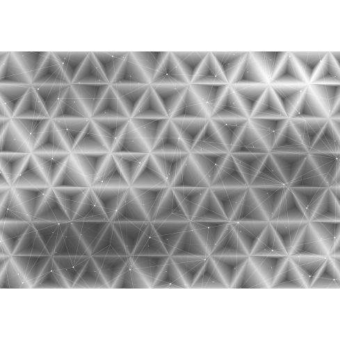 Abstrakcja Geometryczna Szare Nowoczesne Trójkaty