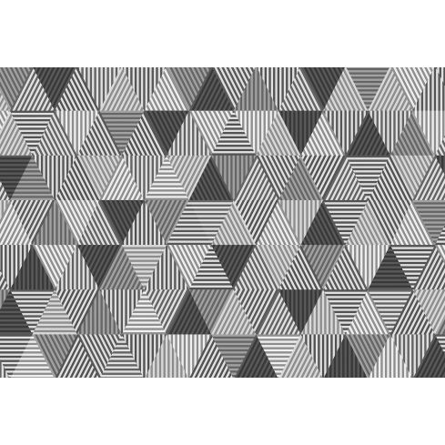Abstrakcja Geometryczna Nowoczesne Trójkaty Szarości