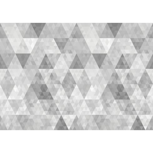 Abstrakcja Geometryczna Szare Trójkąty Mozaika