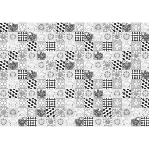 Abstrakcja Geometryczna Kafelki Czarno-Białe
