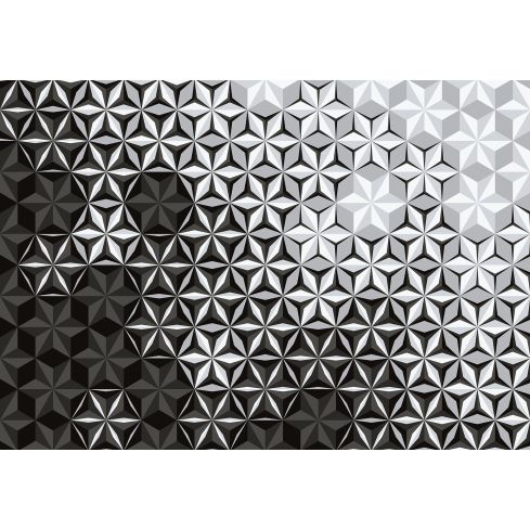 Abstrakcja 3D Figury Geometryczne Kwiaty