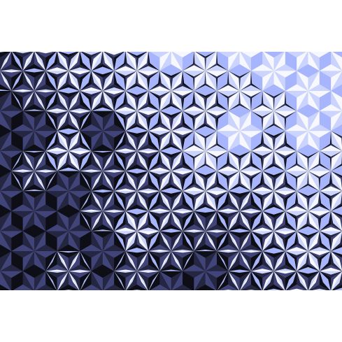 Abstrakcja 3D Figury Geometryczne Kwiaty
