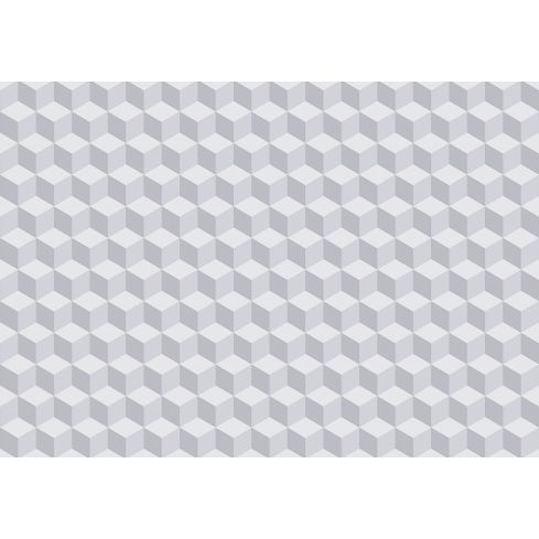 3D Abstrakcja Geometryczna Szare Kostki