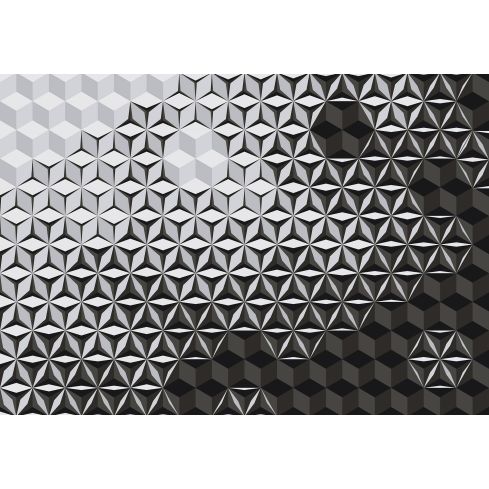 Abstrakcja 3D Figury Geometryczna Mozaika