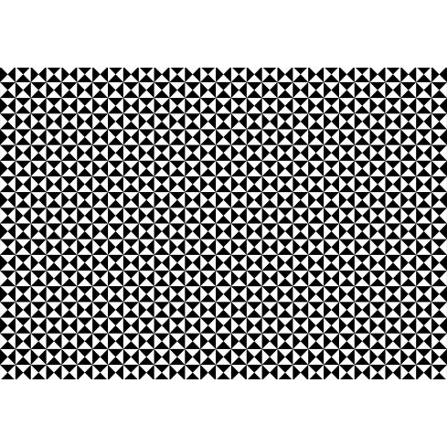 Abstrakcja Geometryczna Szachownica Trójkąty Mono