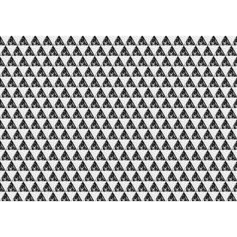 Abstrakcja Geometryczna Czarno Białe Trójkąty