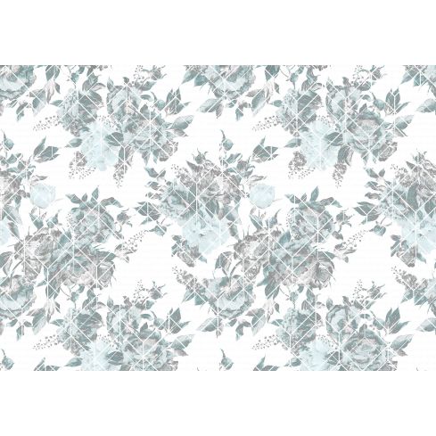 Natura Kwiaty Geometryczne Nowoczesne Szare