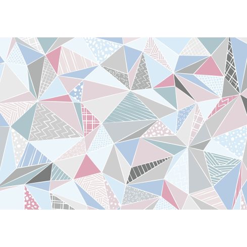 Abstrakcja Geometryczna Pastelowe Figury Geometria