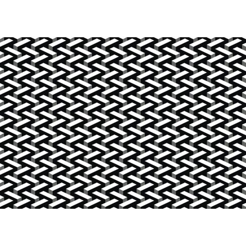 Abstrakcja Geometryczna Czarno Biała Geometria