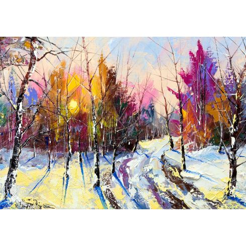 Sztuka Natura Obraz Malowany Farbami