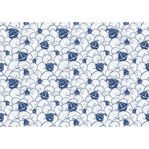 Abstrakcja Sztuka Fale Oceanu Łódki