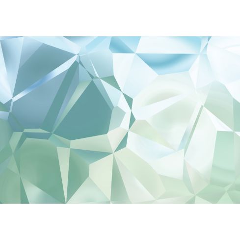 Abstrakcja 3D Szkło Geometryczna Pastele