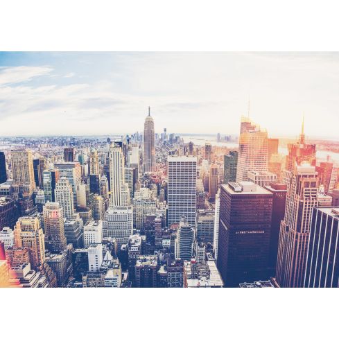 Panorama Miasta NYC Metropolia Nowy Jork