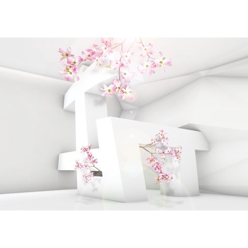 Abstrakcja 3D Nowoczesne Figury Kwiaty