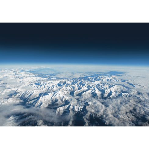 Krajobraz Góry Widok z Lotu Ptaka