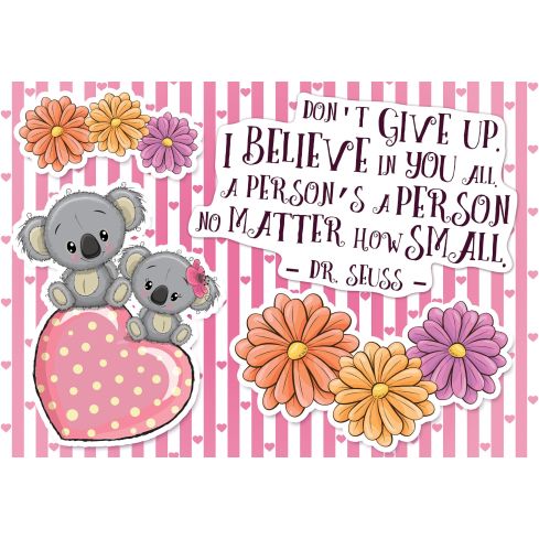 Dla Dzieci Dziewczynka Misie Koala Serduszko