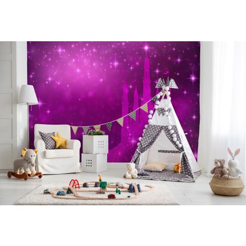 Dla Dzieci Dziewczynka Zamek Pałac Różowy