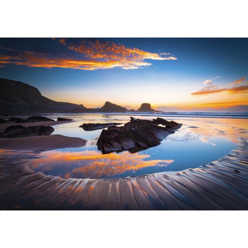 Krajobraz Natury Jezioro Góry Zachód