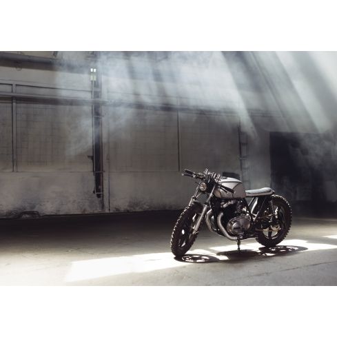 Transport Motor Motocykl Industrialny Loft