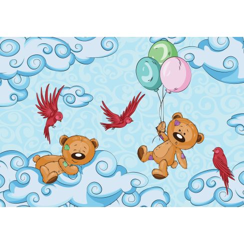 Dla Dzieci Niebo Misie Balony Chmury