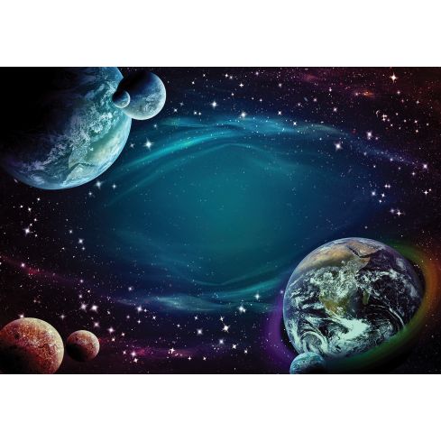 Kosmos Gwiazdy Księzyc Planety Galaktyka