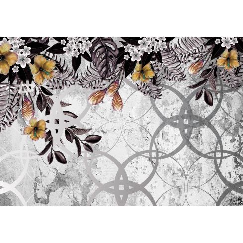 Ornamenty Kwiaty Struktura Art Deco