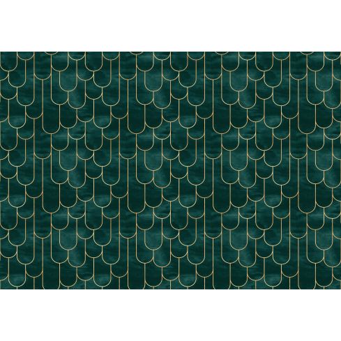 13821 - Zielone Art Deco