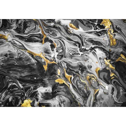 13851 - Czarny marmur ze złotem