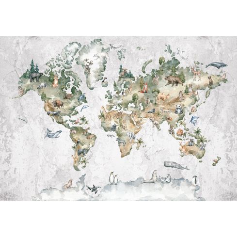 14421 - Mapa akwarelowa dla dzieci