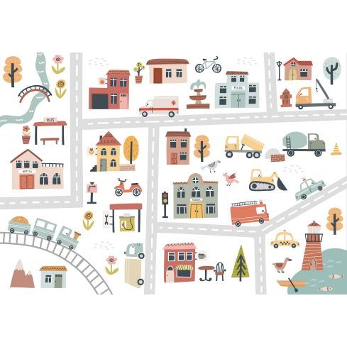 14632 - Dla dzieci miasto rysunek