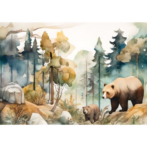 14646 - Dla dzieci akwarele las