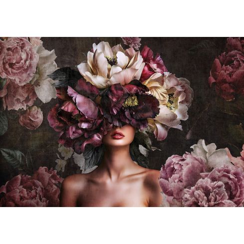 15525 - Kobieta z kwiatami