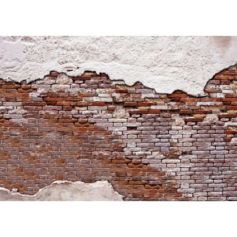 10182 - Zniszczona stara ceglana ściana