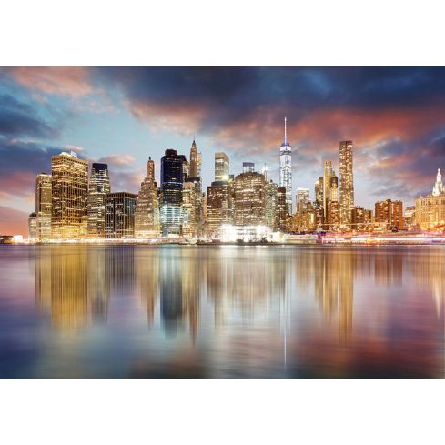 Miasto Nowy Jork Manhattan Brooklyn Panorama