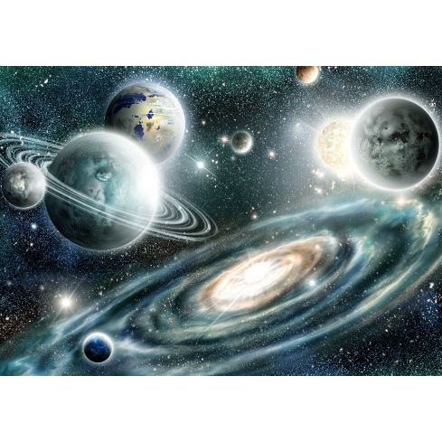 Kosmos Planety Gwiazdy Orbita Niebo
