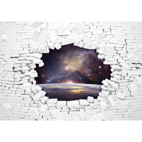 13744 - Ceglana ściana i kosmos
