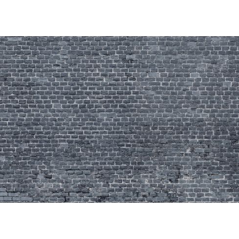 13995 - Struktura Cegły Antracytowy Mur Ceglany 