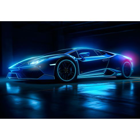 14644 - Samochód Lamborghini luksus neonowy