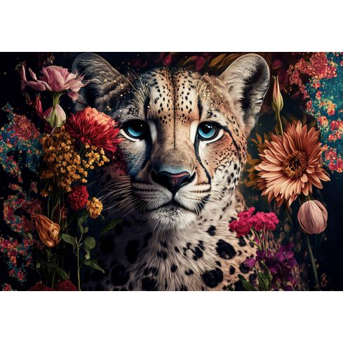 14666 - Natura kwiaty gepard kolory